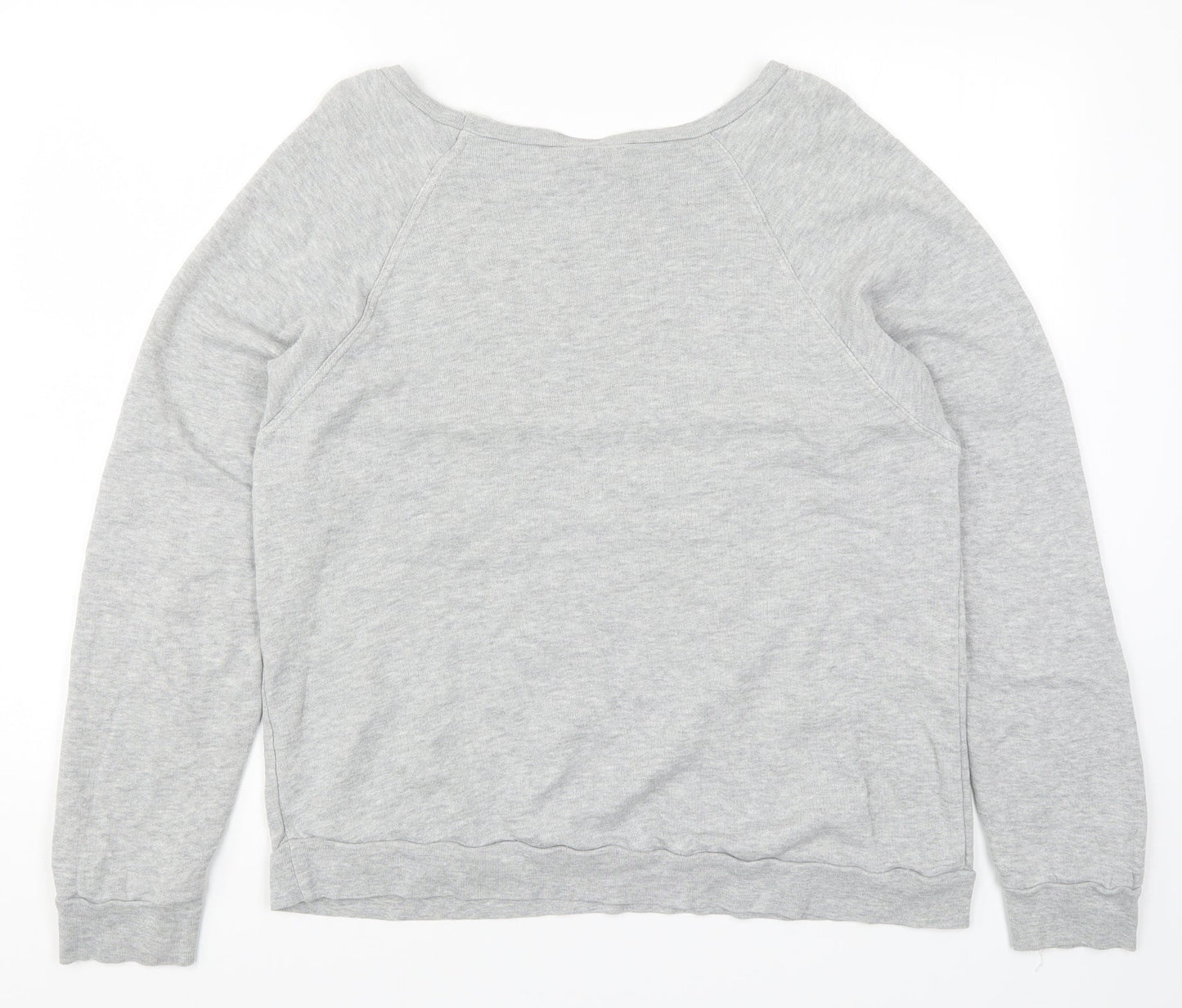 Topshop Womens Grey   Pullover Sweatshirt Size 14