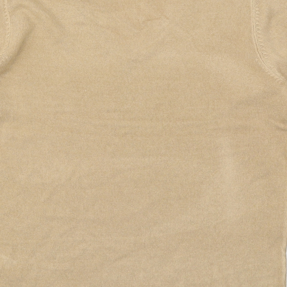 Primark Womens Beige  Knit Pullover Jumper Size 10