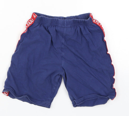 NEXT Boys Blue   Sweat Shorts Size 5-6 Years - Mickey Mouse Loungewear