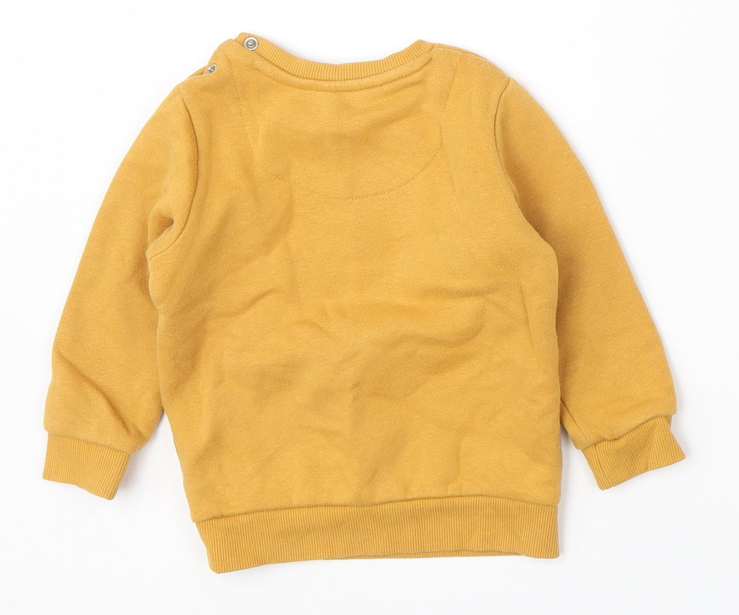 F&F Boys Yellow   Basic T-Shirt Size 9-12 Months  - Dog