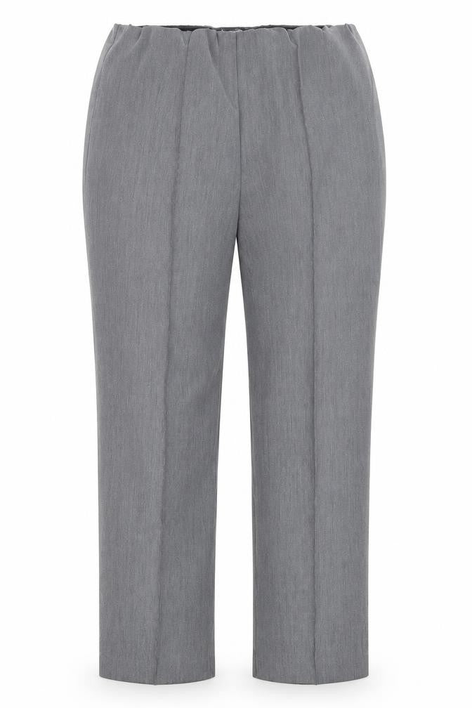 Bonmarché Womens Grey Trousers Size 14 L26.5 in
