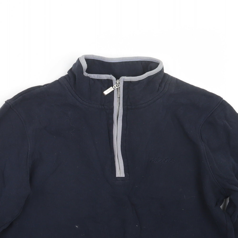 Maine Womens Blue   Pullover Sweatshirt Size 12