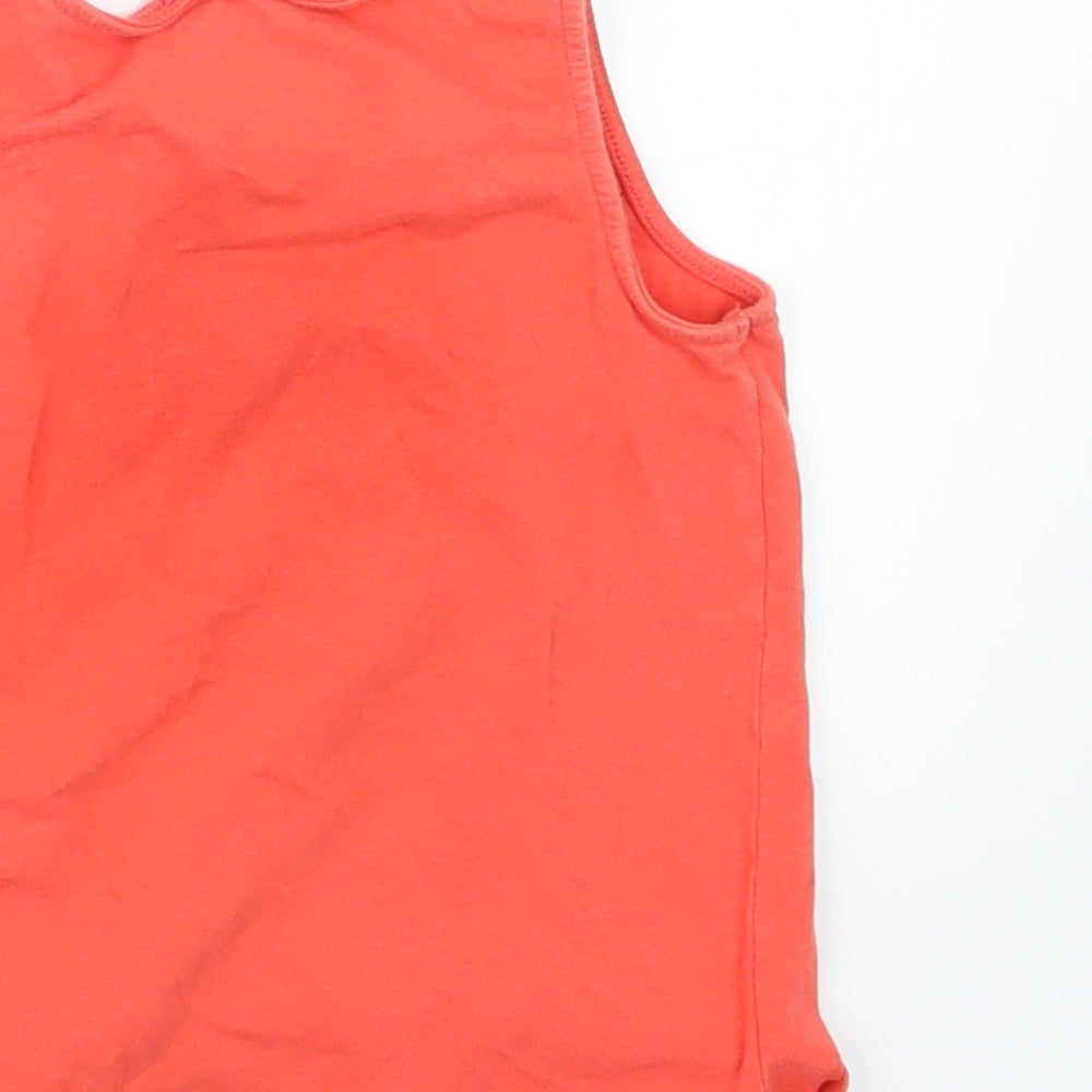 Smiley World Girls Orange   Basic Tank Size 6 Years