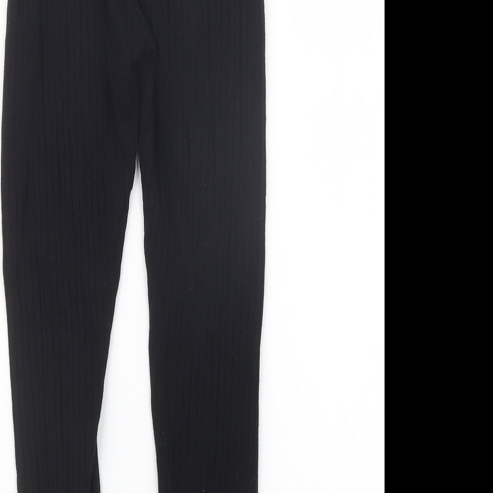 SheIn Girls Black   Carrot Trousers Size 9 Years