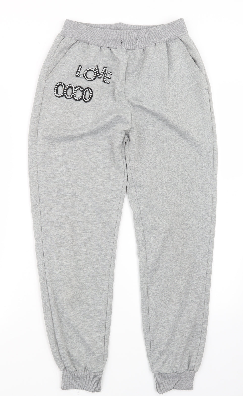 Cherry Koko Womens Grey   Jogger Trousers Size S L25 in