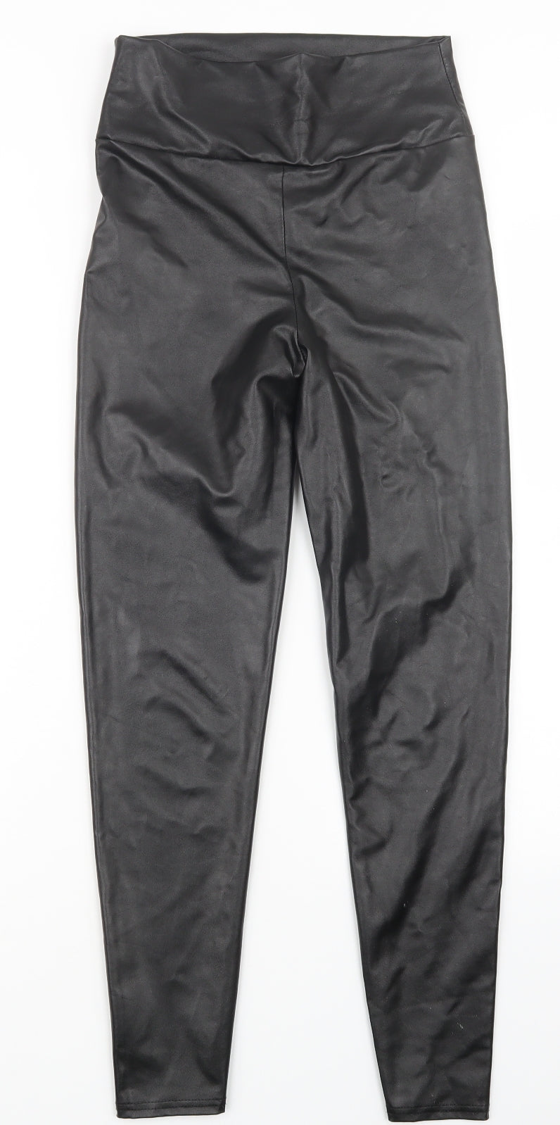 Quiz Womens Black   Trousers  Size 6 L27 in