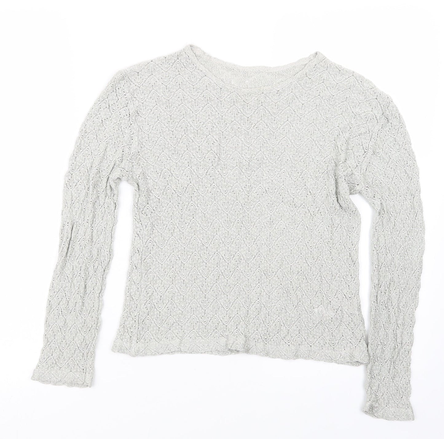St Bernard Womens Grey  Knit Pullover Jumper Size 14