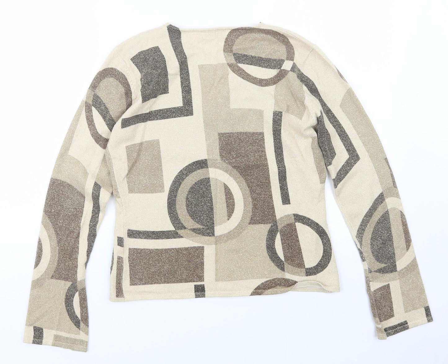 Essentials Womens Gold   Pullover Jumper Size 14