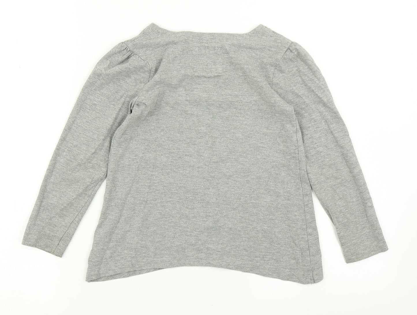 TU Girls Grey   Basic T-Shirt Size 6 Years