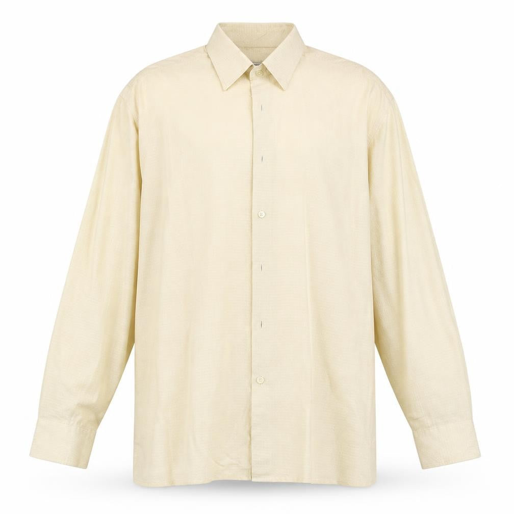Burlin  Mens Beige    Button-Up Size 16.5