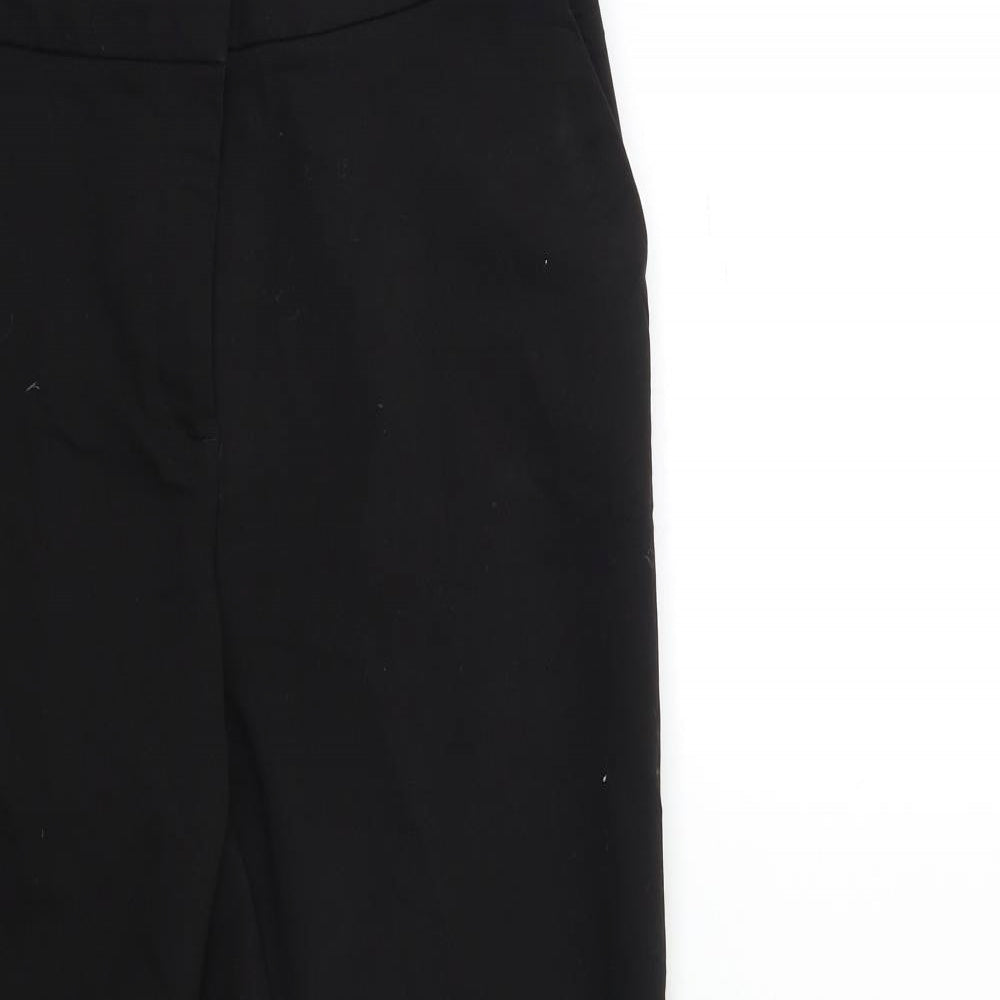 H&M Womens Black   Trousers  Size 12 L25 in