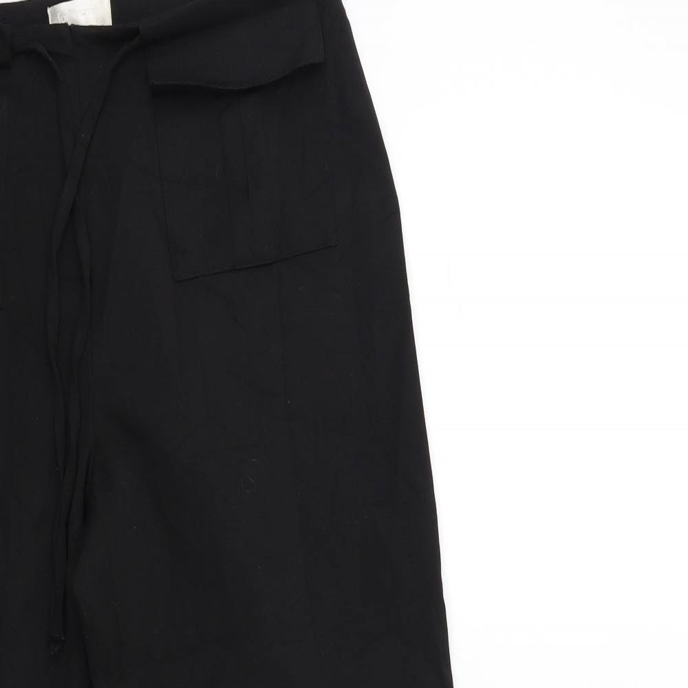 For Women Womens Black   Trousers  Size 12 L22 in
