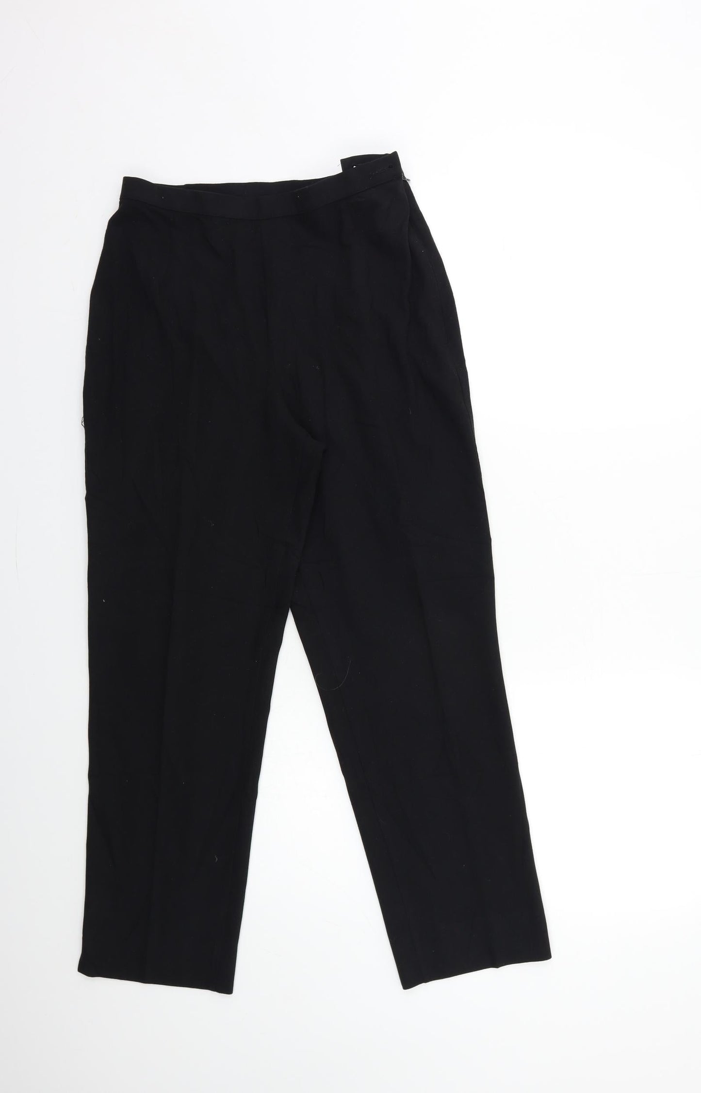 Marks and Spencer Womens Black   Trousers  Size 10 L26 in