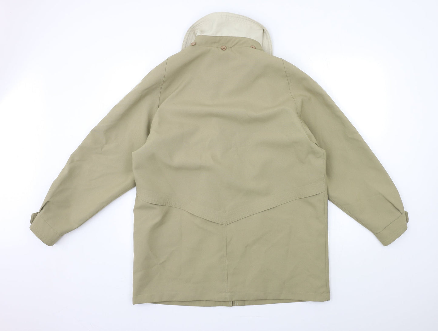 DAVID BARRY Womens Green   Overcoat Coat Size 16