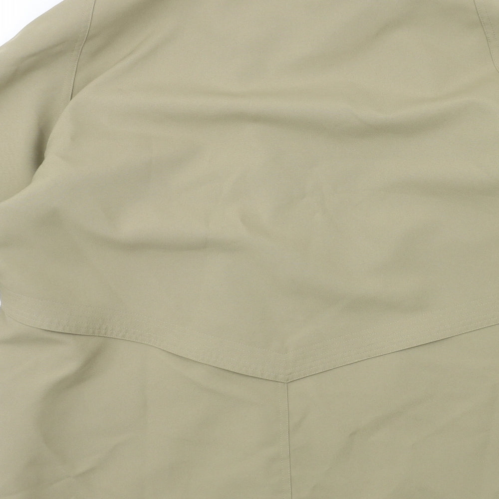 DAVID BARRY Womens Green   Overcoat Coat Size 16