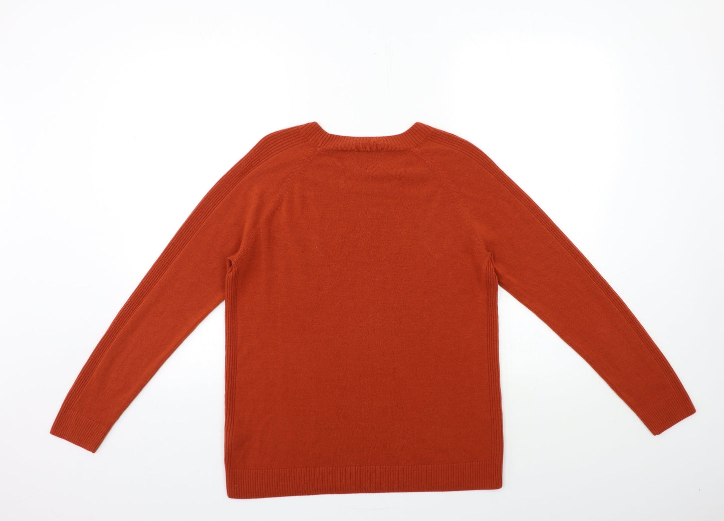 TU Womens Brown  Knit Pullover Jumper Size 16