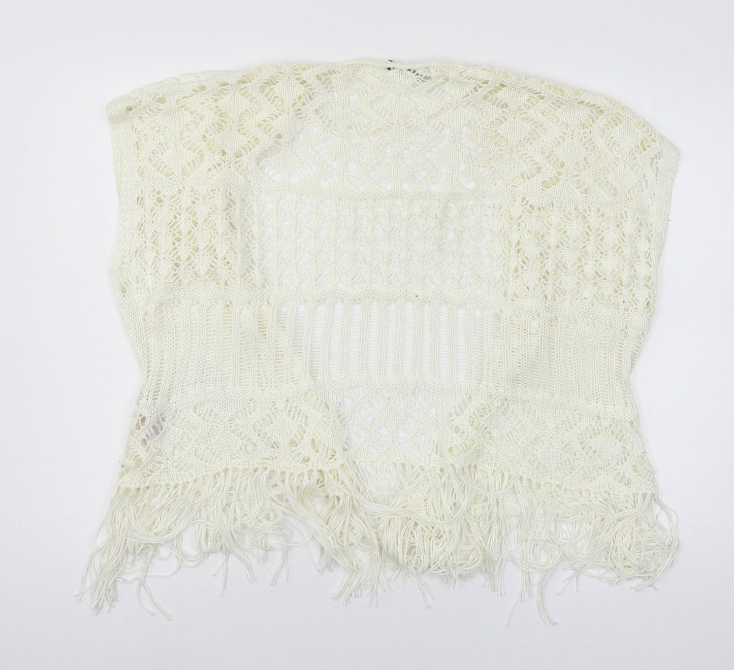 Atmosphere Womens Ivory  Knit Cardigan Jumper Size XS