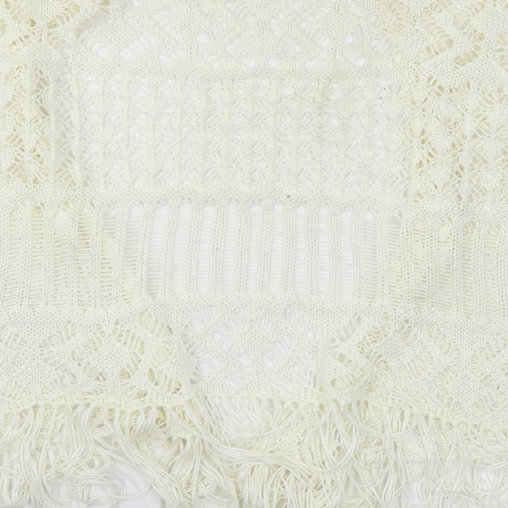 Atmosphere Womens Ivory  Knit Cardigan Jumper Size XS