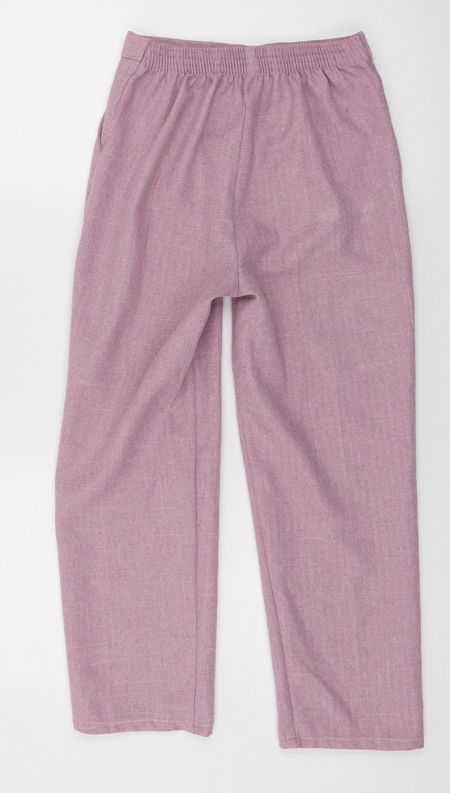Preworn Womens Pink   Trousers  Size 8 L22 in