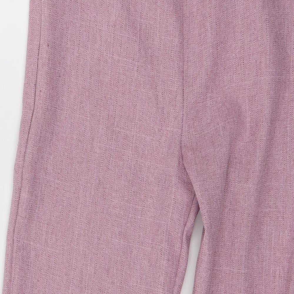 Preworn Womens Pink   Trousers  Size 8 L22 in