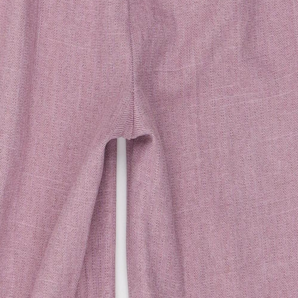 Preworn Womens Pink   Trousers  Size 8 L22 in