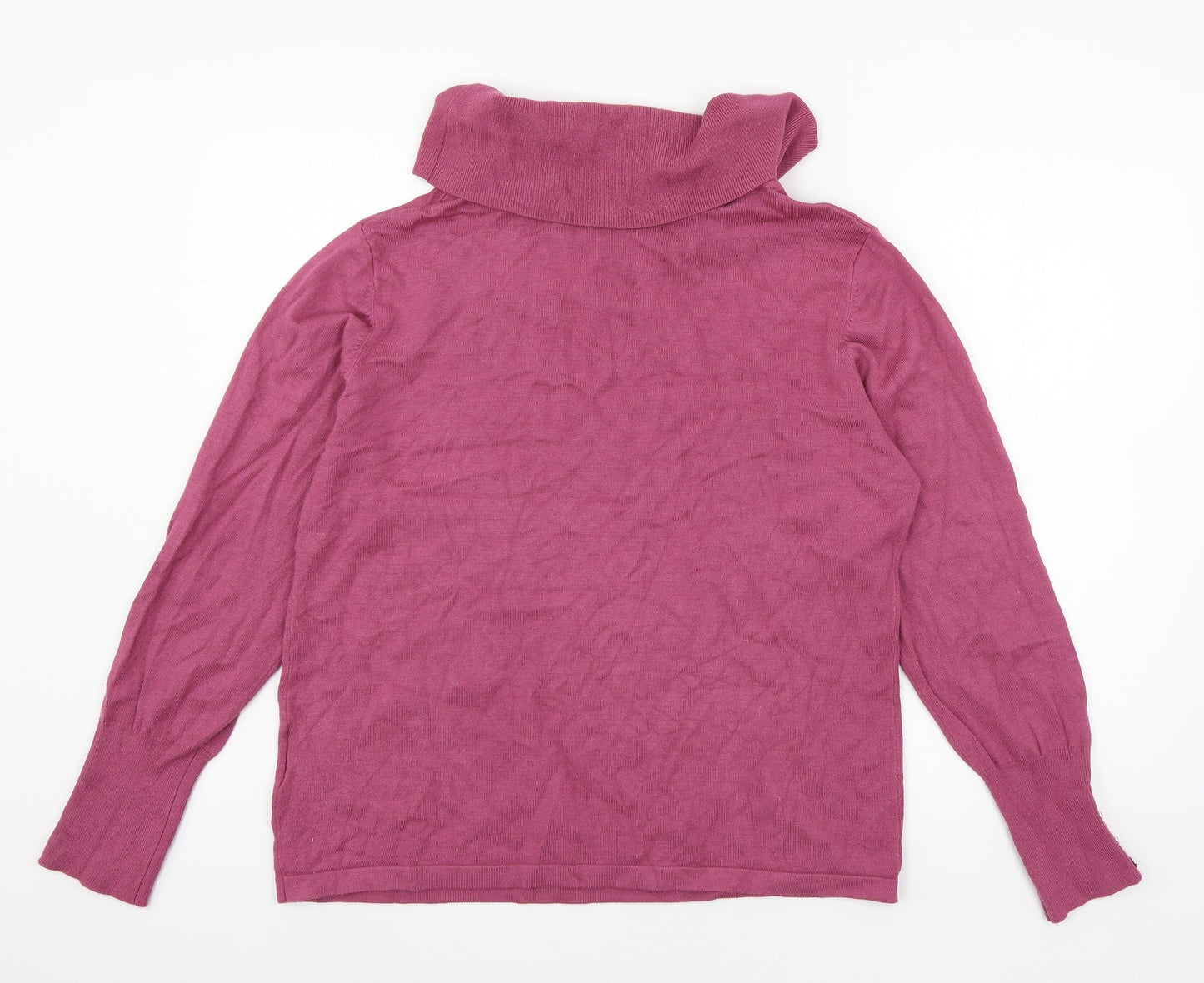 Mitzy Womens Pink  Knit Pullover Jumper Size XL