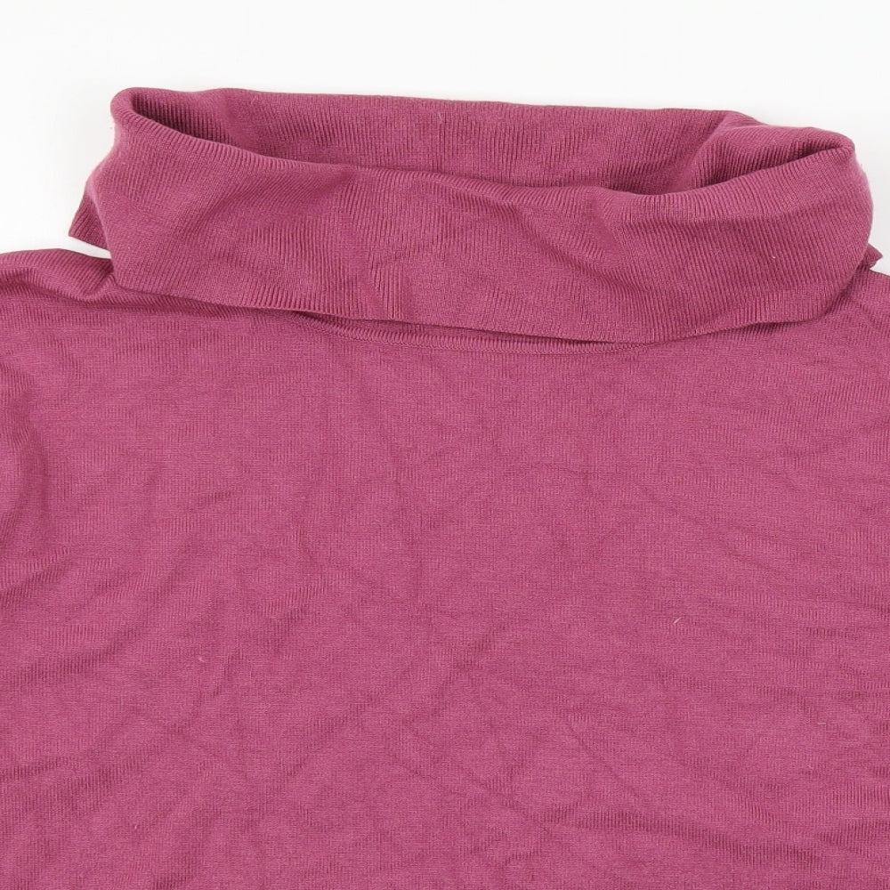 Mitzy Womens Pink  Knit Pullover Jumper Size XL