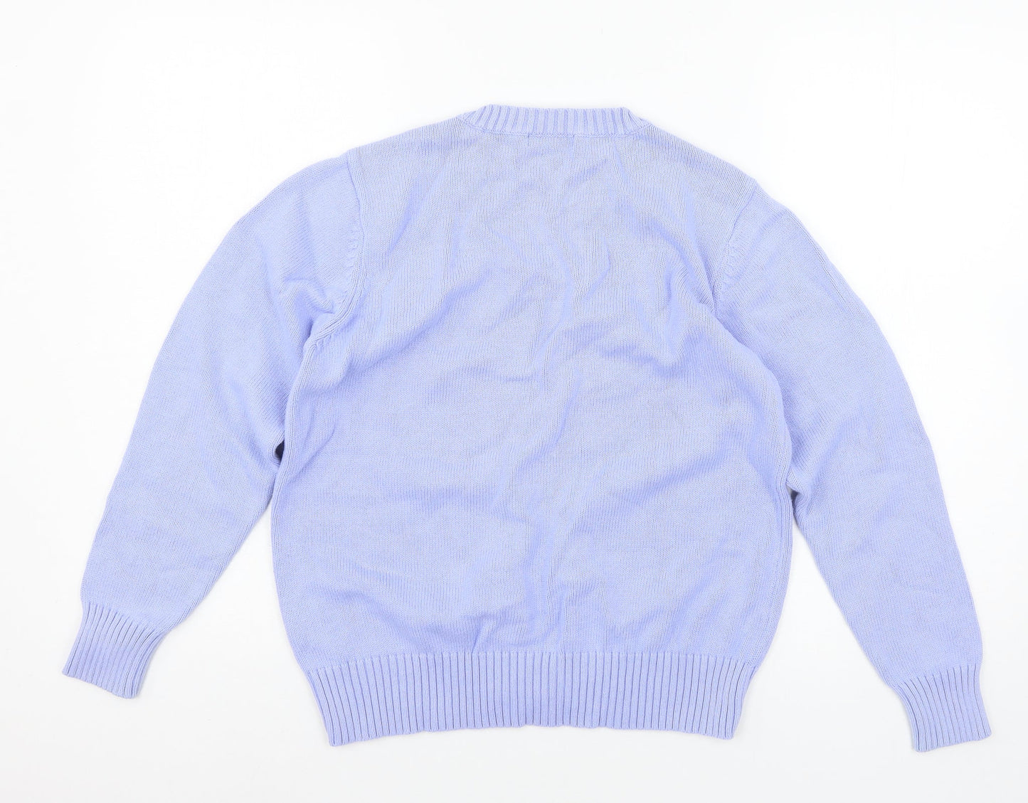 Bonmarché Womens Blue  Knit Pullover Jumper Size S