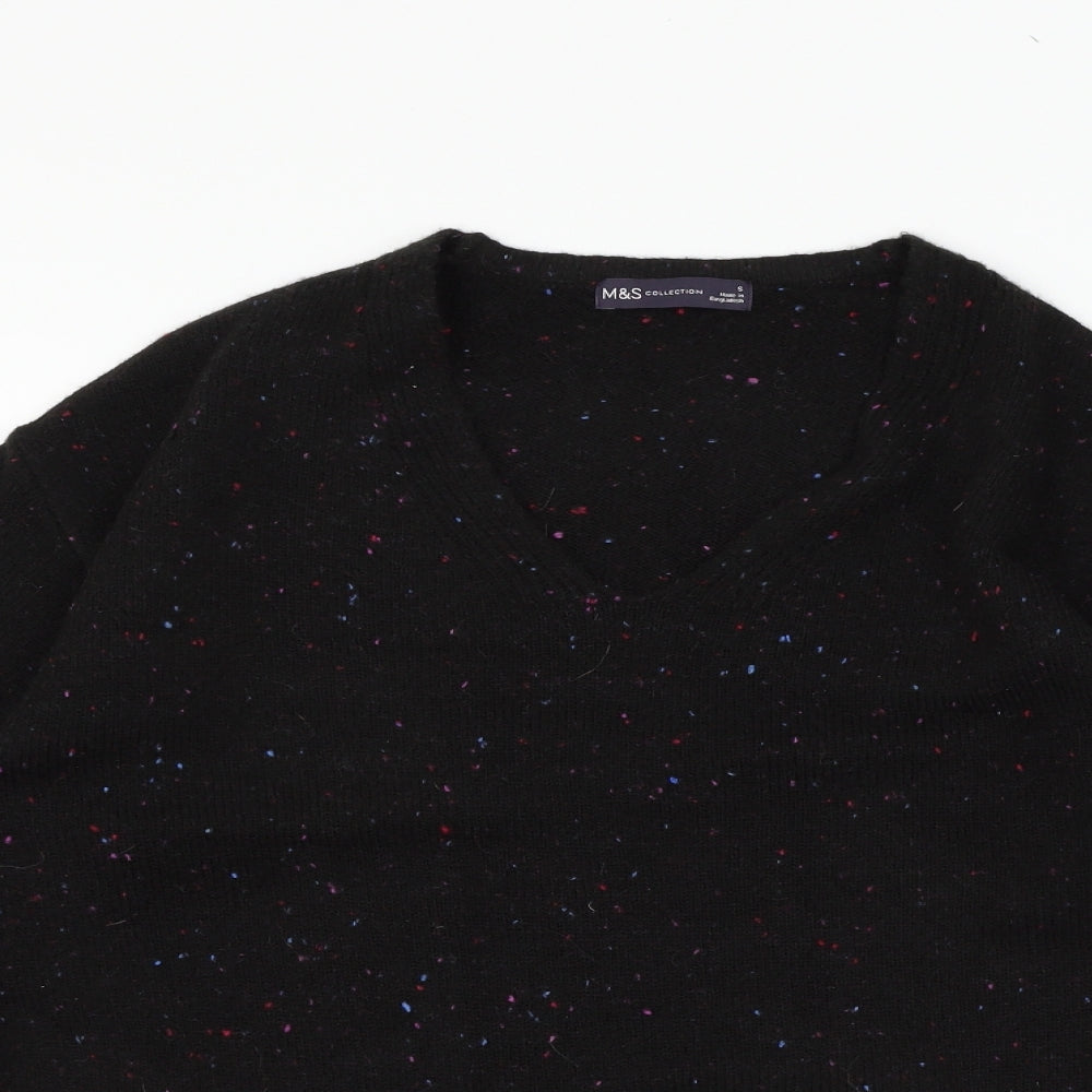 Marks and Spencer Womens Black  Knit Pullover Jumper Size S