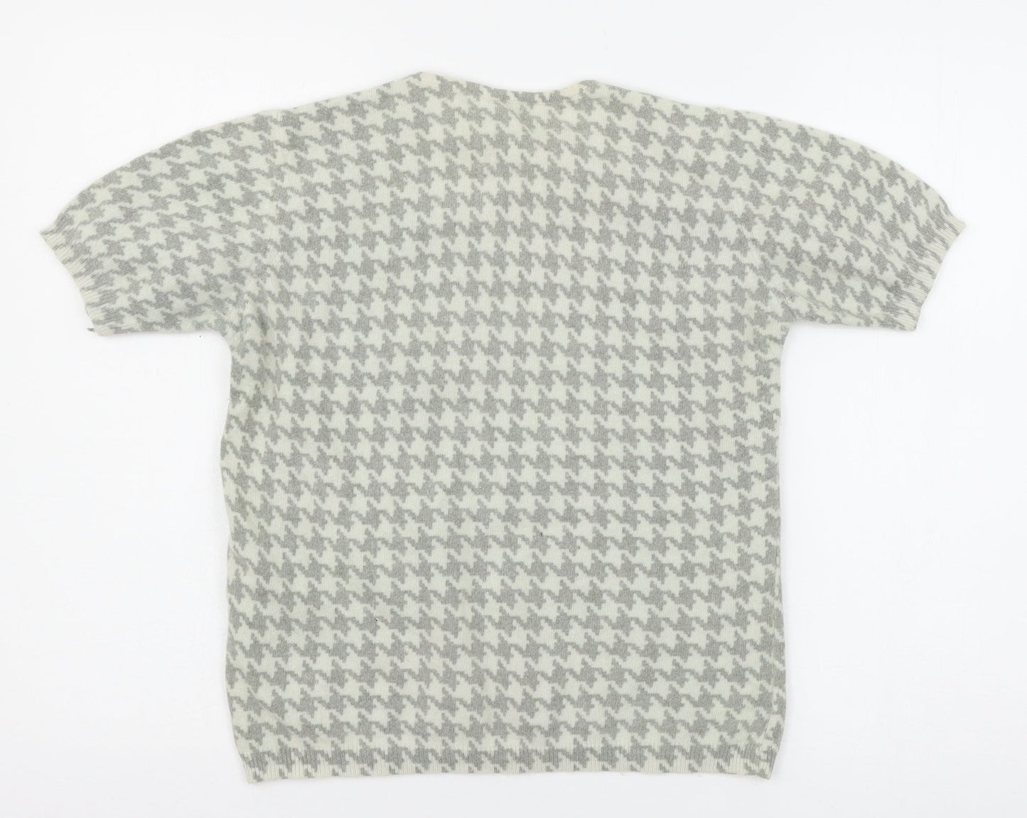 Marks and Spencer Womens Grey  Knit Basic T-Shirt Size 14