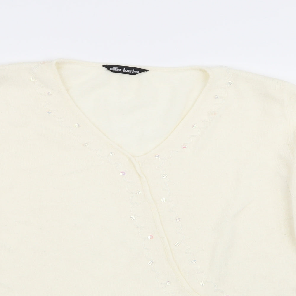 ellie louise Womens Ivory   Pullover Jumper Size 2XL