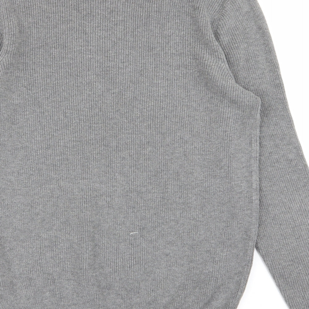 DNM Dissident Mens Grey   Pullover Jumper Size S