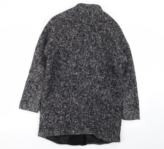 Divided by H&M Womens Grey   Overcoat Coat Size 6