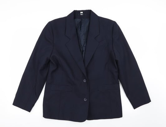 Preworn Womens Blue   Jacket Blazer Size 14