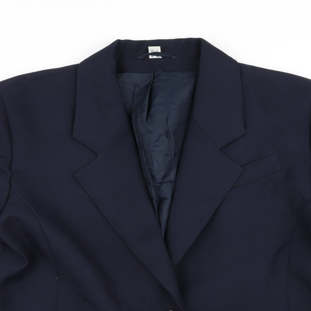 Preworn Womens Blue   Jacket Blazer Size 14