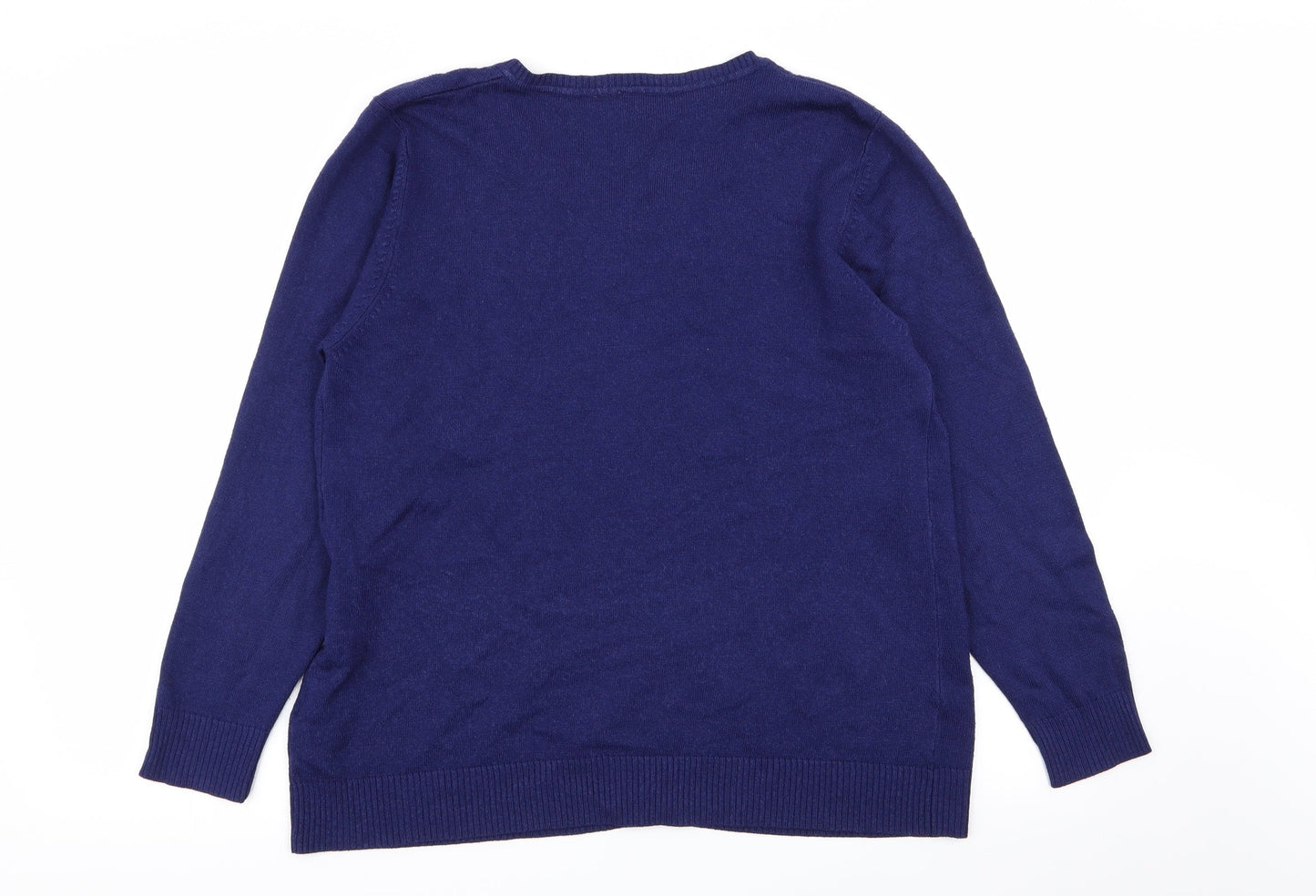 Roman Womens Blue   Pullover Jumper Size L