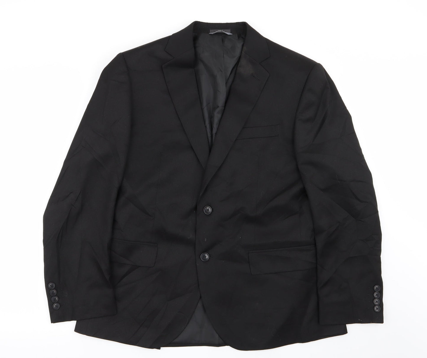 M&S Mens Black   Jacket Blazer Size 40