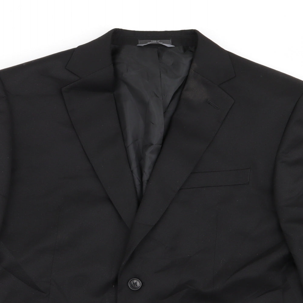 M&S Mens Black   Jacket Blazer Size 40