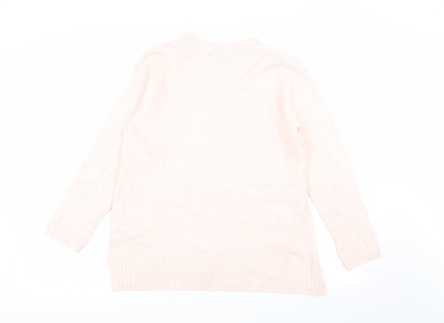 M&S Womens Pink   Pullover Jumper Size S