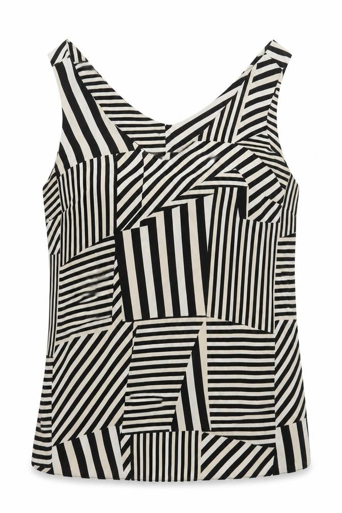 Wallis Womens Multicoloured Geometric  Basic Tank Size 14