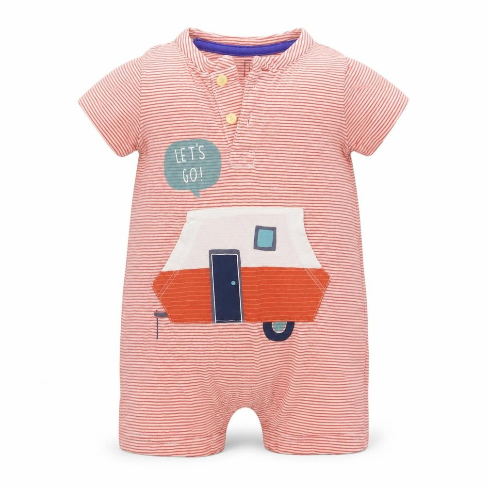 Gap Baby Red Striped  Babygrow One-Piece Size 3-6 Months