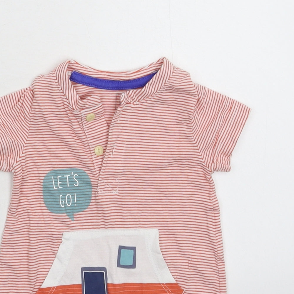 Gap Baby Red Striped  Babygrow One-Piece Size 3-6 Months