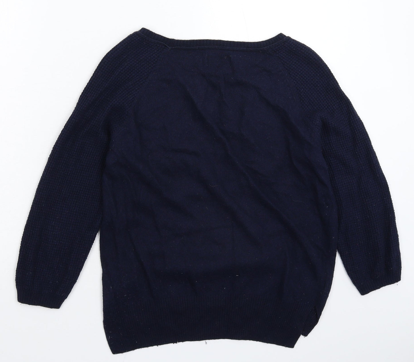 NEXT Womens Blue  Knit Pullover Jumper Size 8