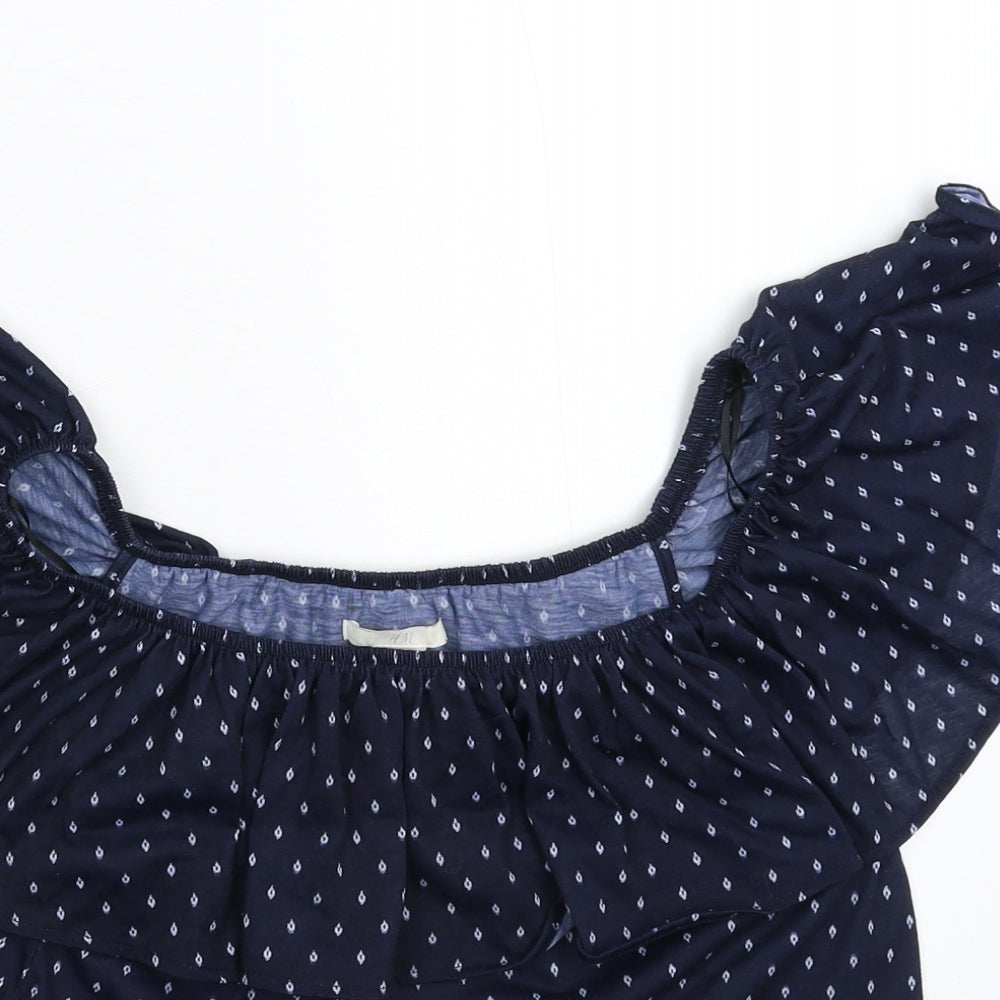 H&M Womens Blue   Basic T-Shirt Size XS