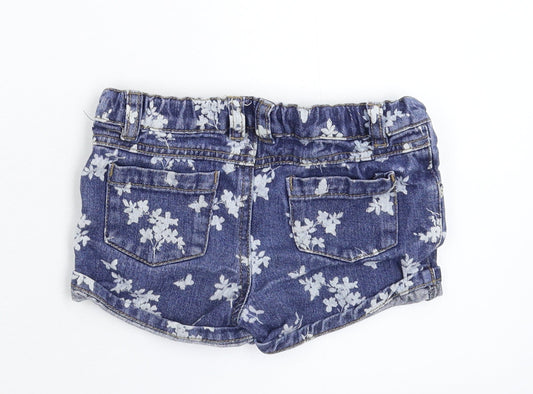 Very Girls Blue  Denim Hot Pants Shorts Size 2-3 Years