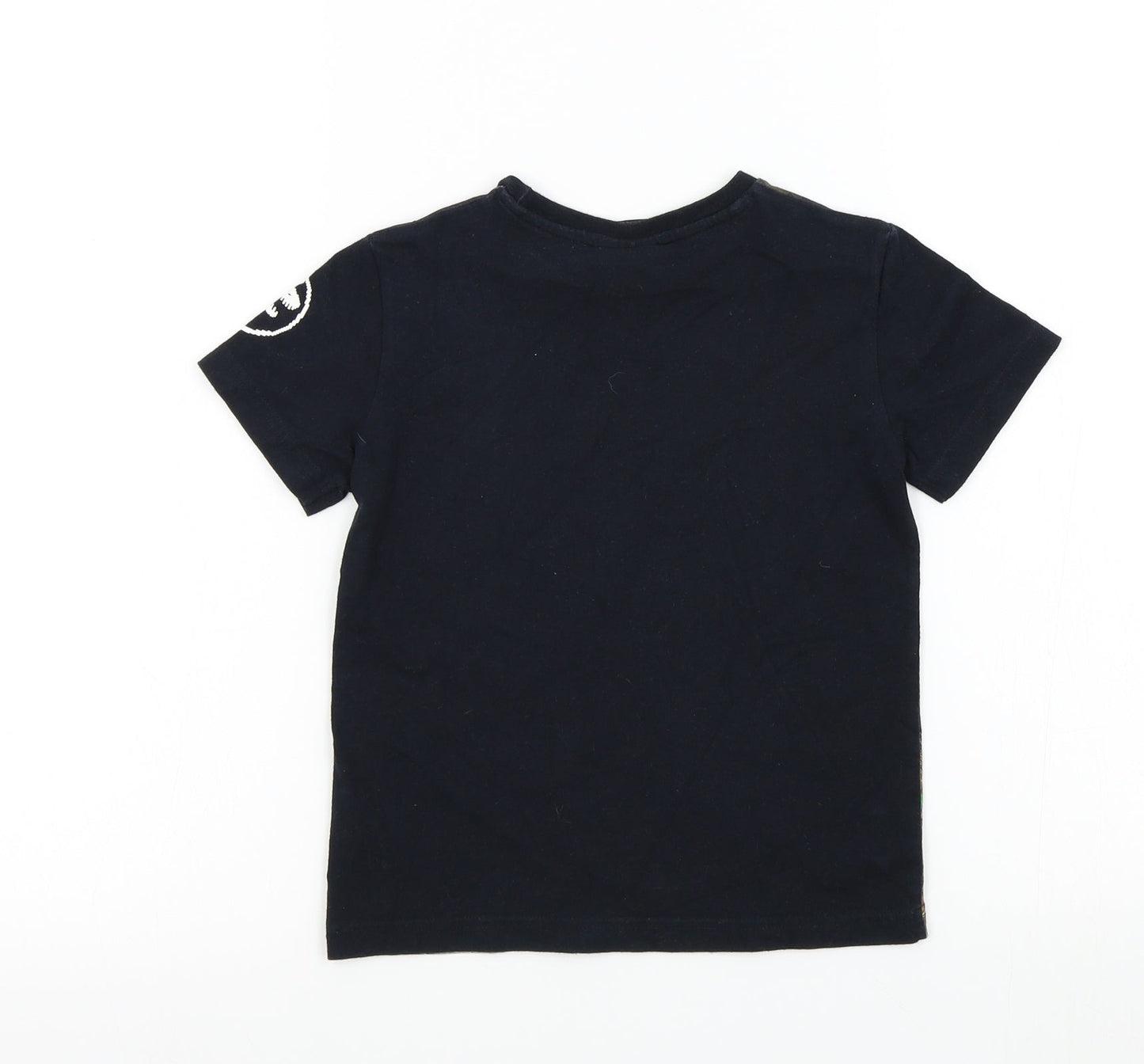 NEXT Boys Black Colourblock  Basic T-Shirt Size 4 Years  - LEGO