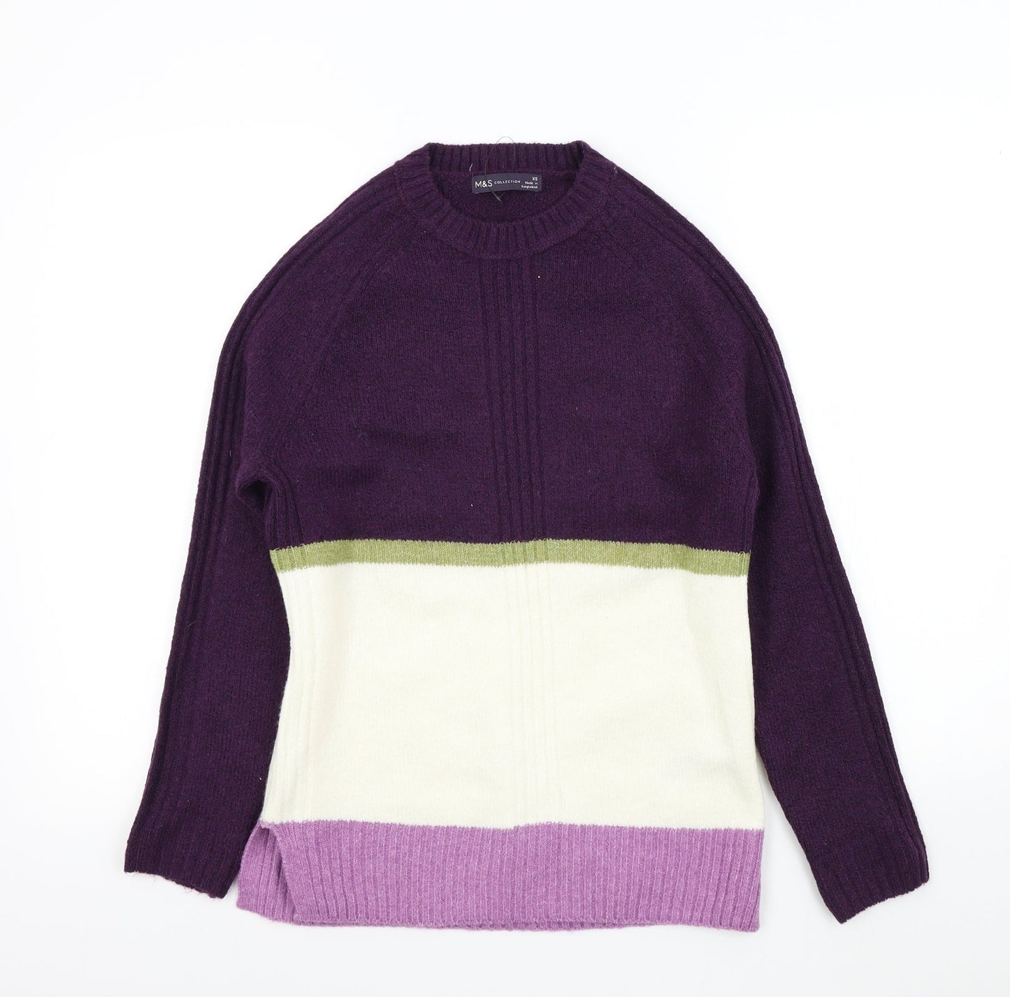M&S Womens Purple   Pullover Jumper Size XS