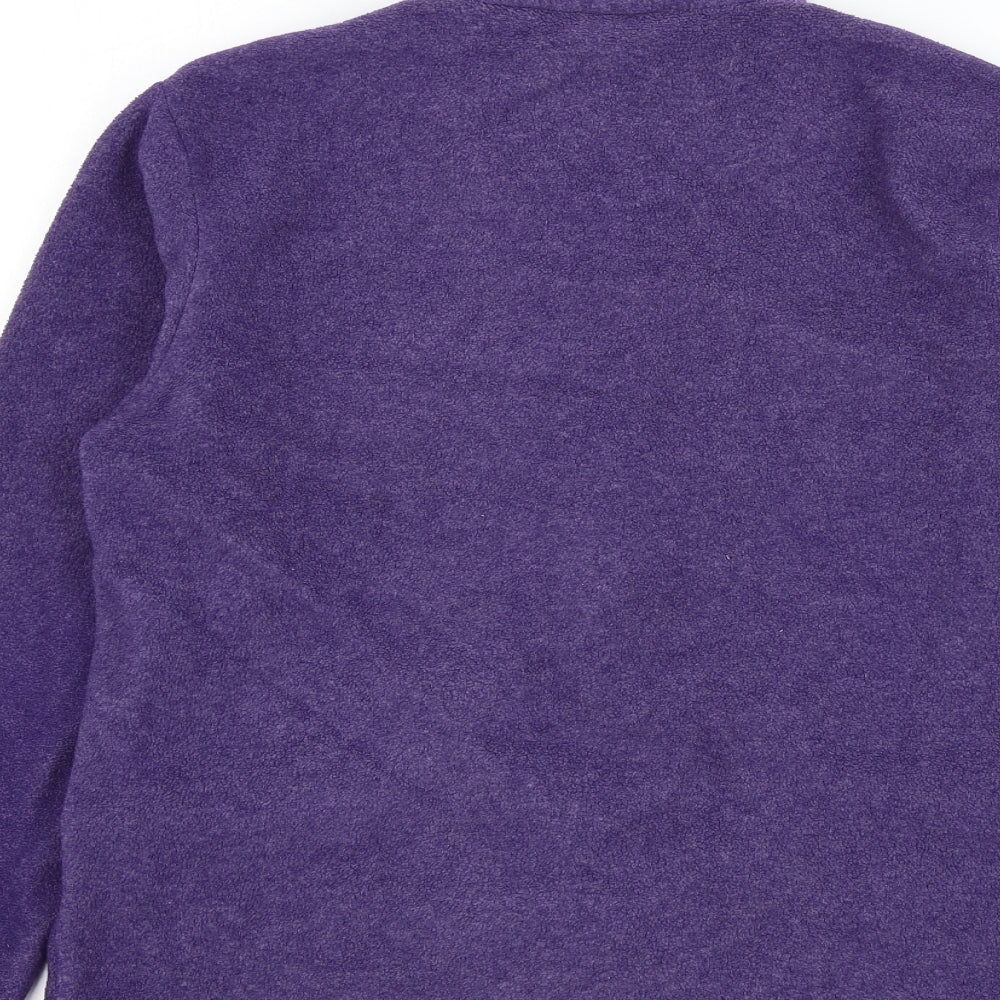 Joie De Vivre Womens Purple   Full Zip Jumper Size M