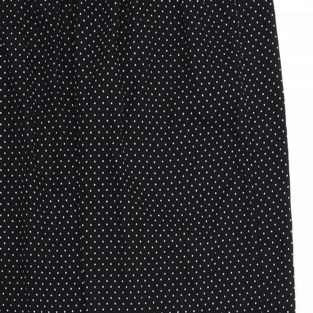 ORIGINALS Womens Black Polka Dot  Trousers  Size M L27 in