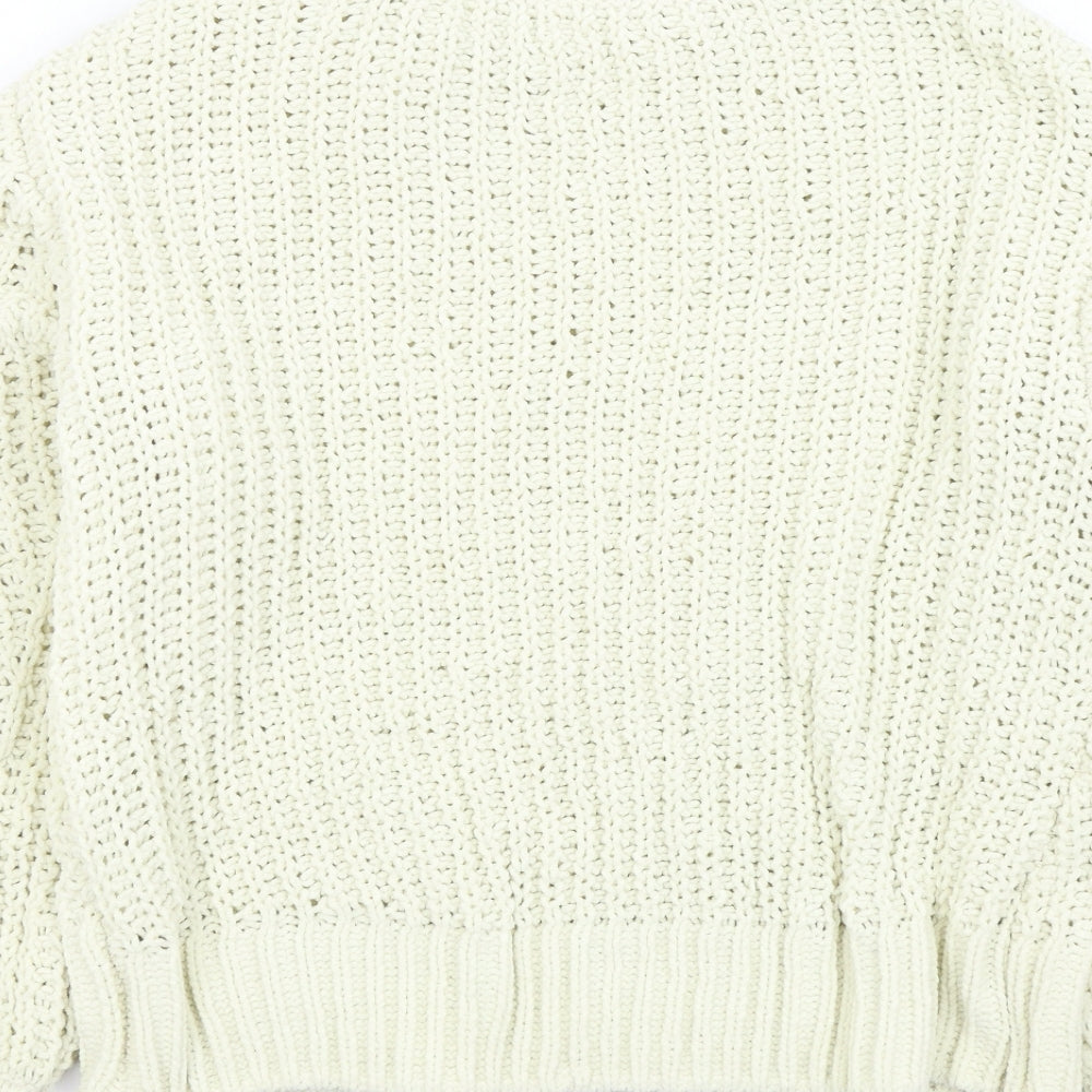 H&M Womens Beige   Pullover Jumper Size S